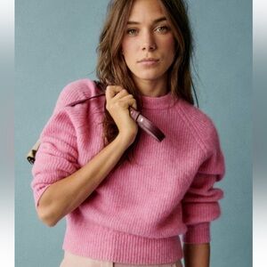 NWOT | NEVER WORN | SEZANE | Beautiful Bubblegum pink sweater in size XS